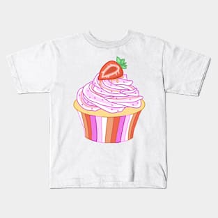 Strawberry Cupcake Kids T-Shirt